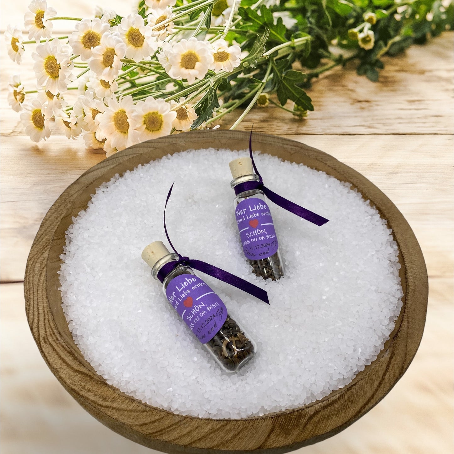 Whoever sows love will reap love. Personalized perfect party favors for your wedding reception. Timeless and simply elegant.