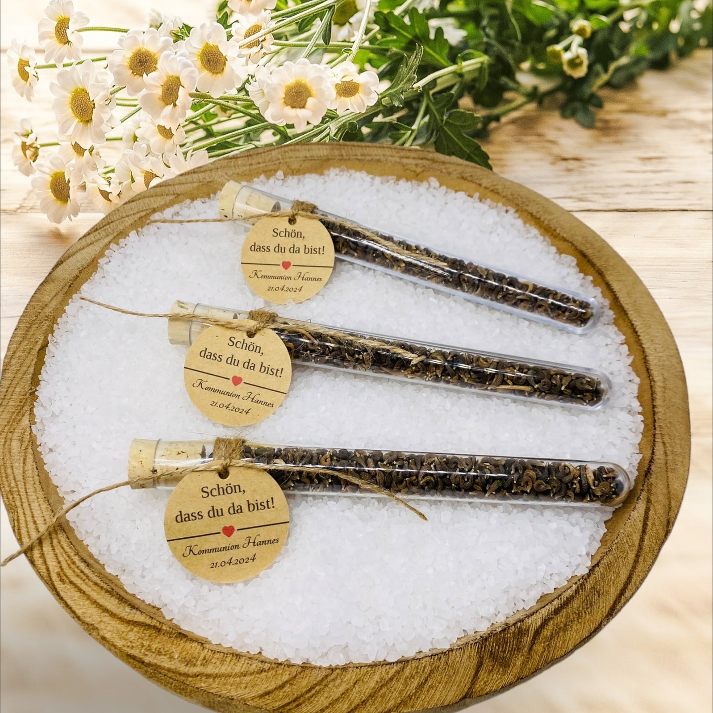 Gastgeschenk, Schön, dass Du da bist! Für jeden Anlass personalisierbar.