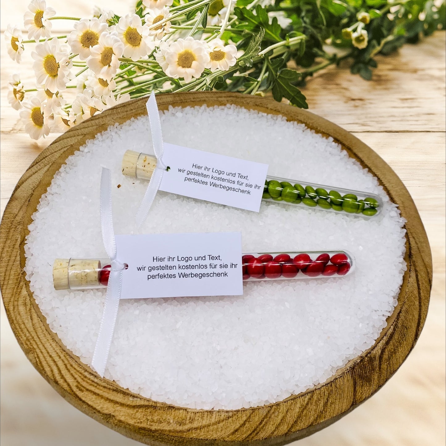 Copy of Promotional Gifts with Style Square Pendant: Personalized test tubes for lasting impressions!